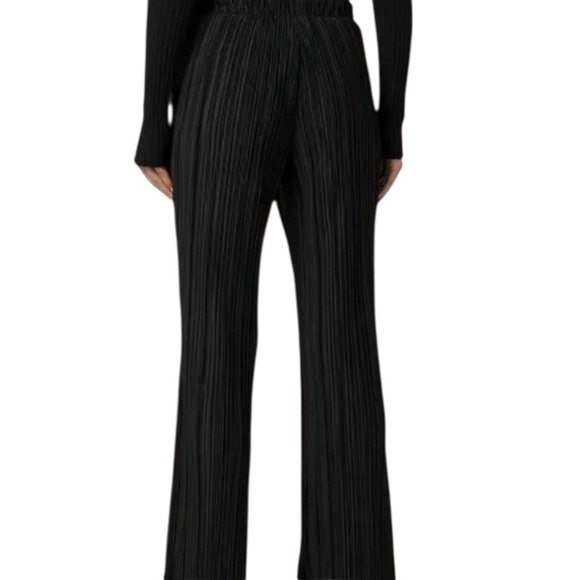 ANINE BING Black Billie Plissé Pleated Trousers Women’s Size Small NWT - Picture 2 of 14